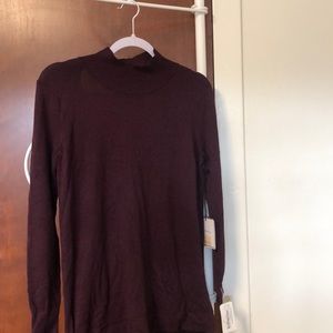 Womens mock neck sweater